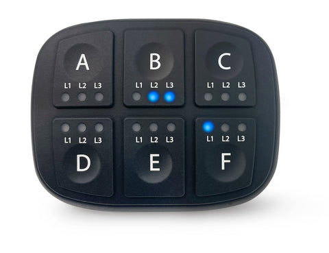 PK23 Compact keypad 6 keys