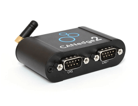 CANedge2: 2x CAN Bus Data Logger (SD + WiFi)