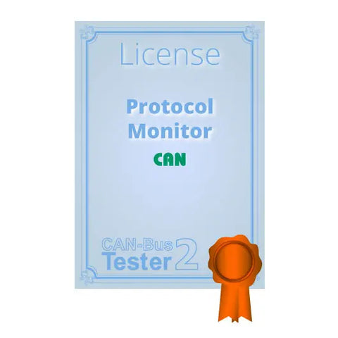 License "protocol monitor" (CAN/CANopen/SAE J1939)