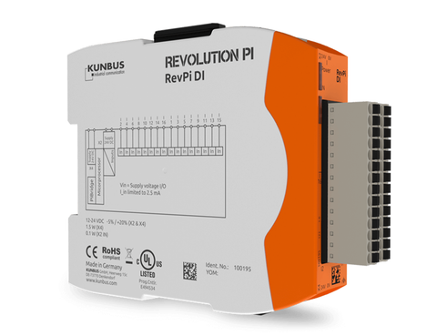 RevPi DI (Digital Input expansion module)